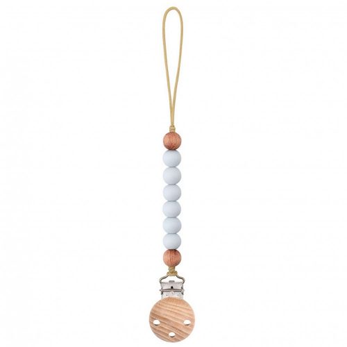 La Nolie Pacifier Clip - Crystal White