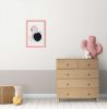 La Nolie Pink Framed Wall Art - Astro Bunny