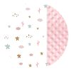 La Nolie Cute Boho Cotton Minky Blanket - Pink