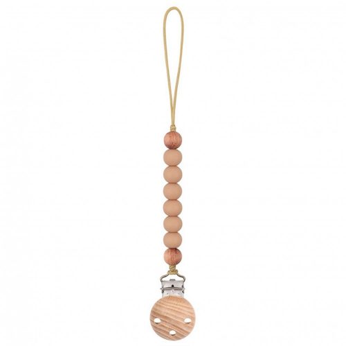 La Nolie Pacifier Clip - Apricot