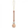 La Nolie Pacifier Clip - Beige