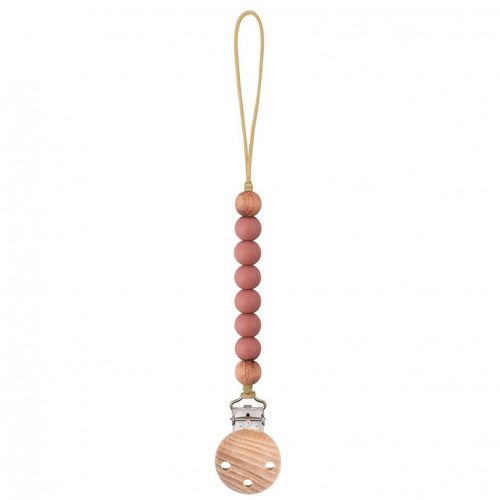 La Nolie Pacifier Clip - Patchouli Pink