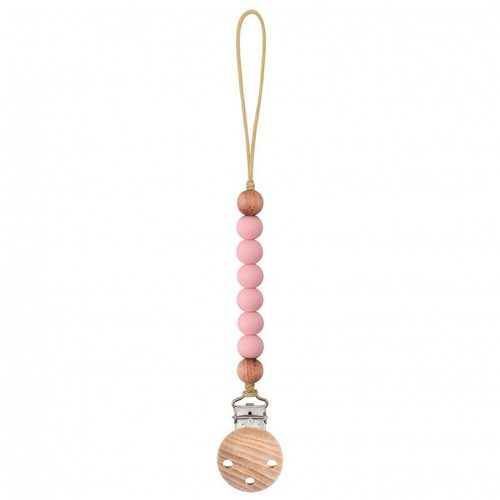 La Nolie Pacifier Clip - Pink