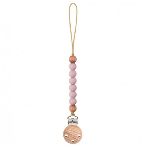 La Nolie Pacifier Clip - Powder Pink