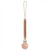 La Nolie Pacifier Clip - Terracotta