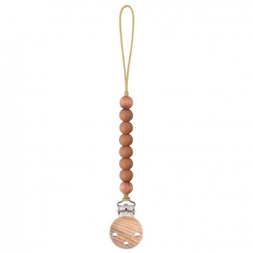 La Nolie Pacifier Clip - Terracotta