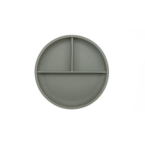 La Nolie Silicone Suction Plate - Sage Green