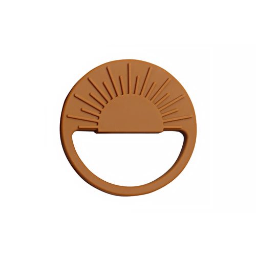 La Nolie Silicone Sensory Sun Teether - Terracotta