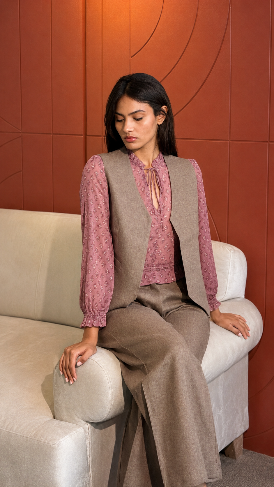 Soft Greige Vest