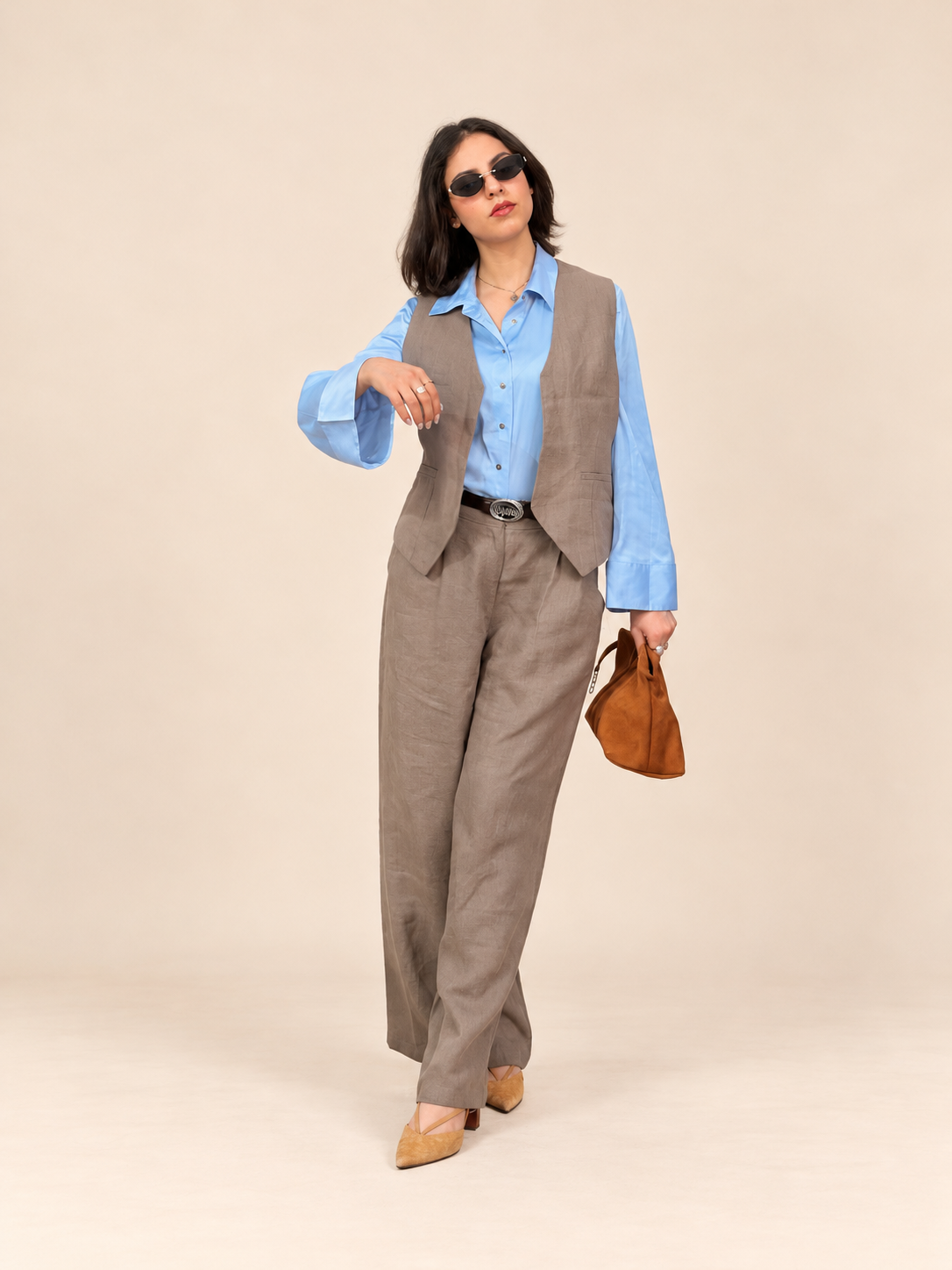 Soft Greige Suit
