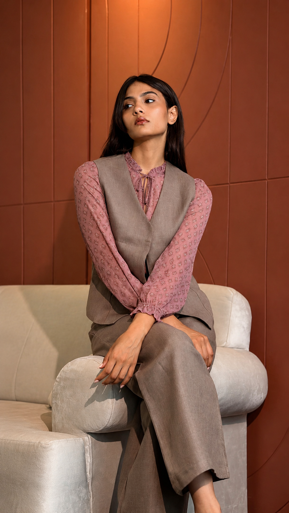 Soft Greige Suit